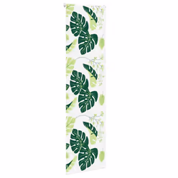 vidaXL Shower Roller Blind with Cassette Fabric - green leaves, 60 x 240 cm - Additional view 2