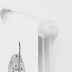vidaXL Shower Roller Blind with Cassette Fabric - leaves, 70 x 240 cm - Additional view 8