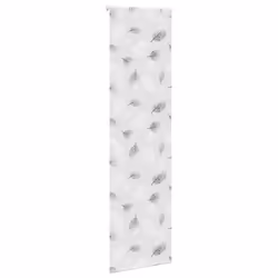 vidaXL Shower Roller Blind Fabric shower blind - leaves, 80 x 240 cm - Additional view 2