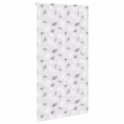 vidaXL Shower Roller Blind Fabric shower blind - leaves, 120 x 240 cm - Additional view 2