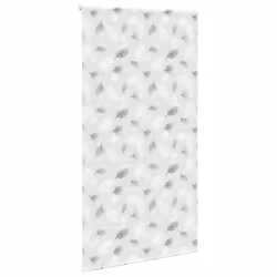 vidaXL Shower Roller Blind Fabric shower blind - leaves, 130 x 240 cm