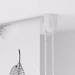 vidaXL Shower Roller Blind Fabric shower blind - leaves, 150 x 240 cm - Additional view 9
