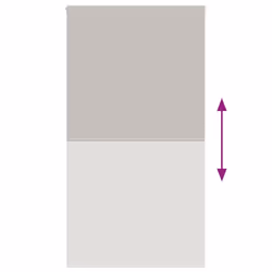 vidaXL Shower Roller Blind Fabric shower blind - light grey, 140 x 240 cm - Additional view 4