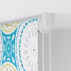 vidaXL Shower Roller Blind with Cassette Fabric - ornament, 60 x 240 cm - Additional view 9