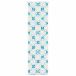 vidaXL Shower Roller Blind Fabric shower blind - ornament, 80 x 240 cm