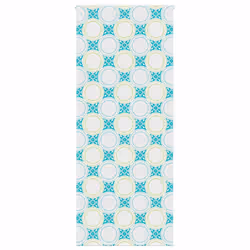 vidaXL Shower Roller Blind Fabric shower blind - ornament, 90 x 240 cm