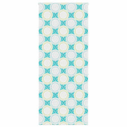 vidaXL Shower Roller Blind Fabric shower blind - ornament, 110 x 240 cm