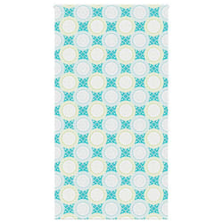 vidaXL Shower Roller Blind Fabric shower blind - ornament, 120 x 240 cm