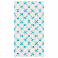 vidaXL Shower Roller Blind Fabric shower blind - ornament, 130 x 240 cm