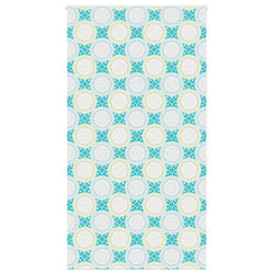 vidaXL Shower Roller Blind Fabric shower blind - ornament, 140 x 240 cm