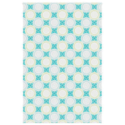 vidaXL Shower Roller Blind Fabric shower blind - ornament, 160 x 240 cm