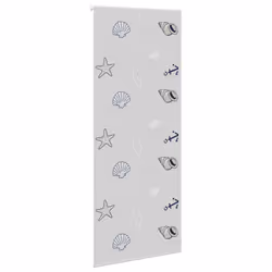 vidaXL Shower Roller Blind Fabric shower blind - sea star, 90 x 240 cm - Additional view 2
