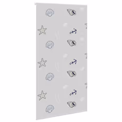 vidaXL Shower Roller Blind Fabric shower blind - sea star, 120 x 240 cm - Additional view 2