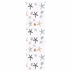 vidaXL Shower Roller Blind Fabric shower blind - shell fish, 80 x 240 cm