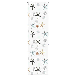 vidaXL Shower Roller Blind Fabric shower blind - shell fish, 80 x 240 cm