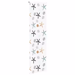 vidaXL Shower Roller Blind Fabric shower blind - shell fish, 80 x 240 cm