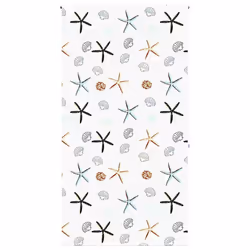 vidaXL Shower Roller Blind Fabric shower blind - shell fish, 130 x 240 cm