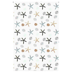 vidaXL Shower Roller Blind Fabric shower blind - shell fish, 150 x 240 cm