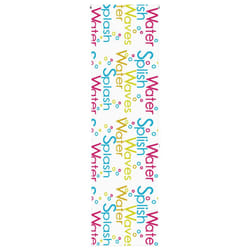 vidaXL Shower Roller Blind 70x240 cm Fabric Width 66 cm shower blind - splash, 60 x 240 cm