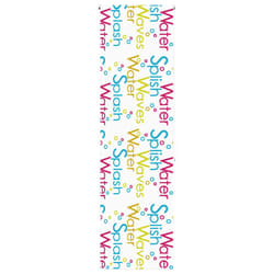 vidaXL Shower Roller Blind Fabric shower blind - splash, 80 x 240 cm