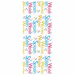 vidaXL Shower Roller Blind Fabric shower blind - splash, 90 x 240 cm