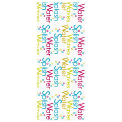 vidaXL Shower Roller Blind Fabric shower blind - splash, 90 x 240 cm