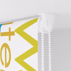 vidaXL Shower Roller Blind Fabric shower blind - splash, 90 x 240 cm - Additional view 9