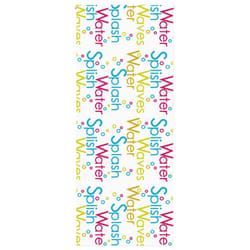 vidaXL Shower Roller Blind Fabric shower blind - splash, 100 x 240 cm