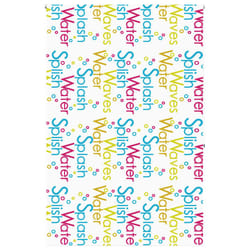 vidaXL Shower Roller Blind Fabric shower blind - splash, 150 x 240 cm