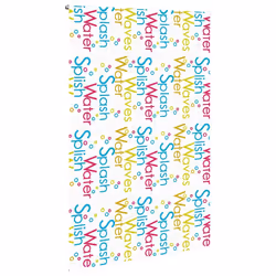 vidaXL Shower Roller Blind Fabric shower blind - splash, 150 x 240 cm