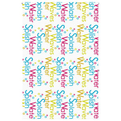 vidaXL Shower Roller Blind Fabric shower blind - splash, 160 x 240 cm
