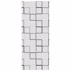 vidaXL Shower Roller Blind Fabric shower blind - square, 90 x 240 cm
