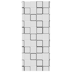 vidaXL Shower Roller Blind Fabric shower blind - square, 100 x 240 cm