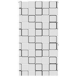 vidaXL Shower Roller Blind Fabric shower blind - square, 140 x 240 cm