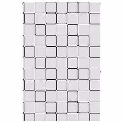 vidaXL Shower Roller Blind Fabric shower blind - square, 150 x 240 cm