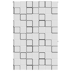vidaXL Shower Roller Blind Fabric shower blind - square, 150 x 240 cm