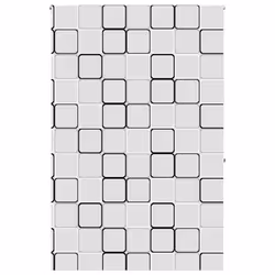 vidaXL Shower Roller Blind Fabric shower blind - square, 160 x 240 cm