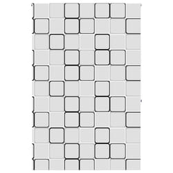 vidaXL Shower Roller Blind Fabric shower blind - square, 160 x 240 cm