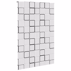 vidaXL Shower Roller Blind Fabric shower blind - square, 160 x 240 cm