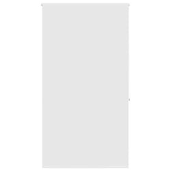 vidaXL Shower Roller Blind Fabric shower blind - white, 130 x 240 cm