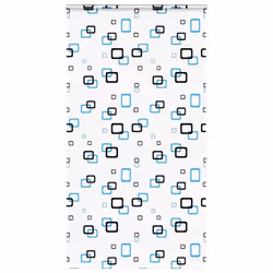 vidaXL Shower Roller Blind with Cassette 140x240 cm Fabric Width 136 cm - bubble, 130 x 240 cm
