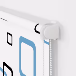 vidaXL Shower Roller Blind with Cassette 140x240 cm Fabric Width 136 cm - bubble, 130 x 240 cm - Additional view 7