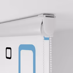 vidaXL Shower Roller Blind with Cassette 140x240 cm Fabric Width 136 cm - bubble, 130 x 240 cm - Additional view 8