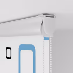vidaXL Shower Roller Blind with Cassette 140x240 cm Fabric Width 136 cm - bubble, 150 x 240 cm - Additional view 8