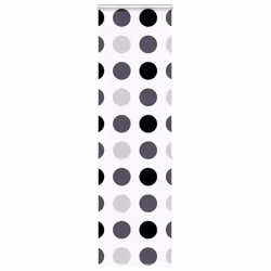 vidaXL Shower Roller Blind 70x240 cm Fabric Width 66 cm shower blind - circles, 70 x 240 cm