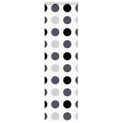 vidaXL Shower Roller Blind 70x240 cm Fabric Width 66 cm shower blind - circles, 70 x 240 cm