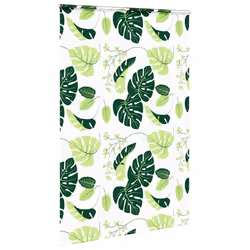 vidaXL Shower Roller Blind with Cassette 140x240 cm Fabric Width 136 cm - green leaves, 150 x 240 cm - Additional view 2