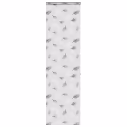 vidaXL Shower Roller Blind 70x240 cm Fabric Width 66 cm shower blind - leaves, 60 x 240 cm