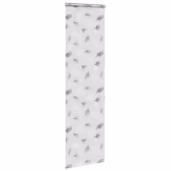 vidaXL Shower Roller Blind 70x240 cm Fabric Width 66 cm shower blind - leaves, 60 x 240 cm