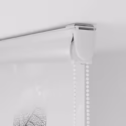 vidaXL Shower Roller Blind 70x240 cm Fabric Width 66 cm shower blind - leaves, 70 x 240 cm - Additional view 8